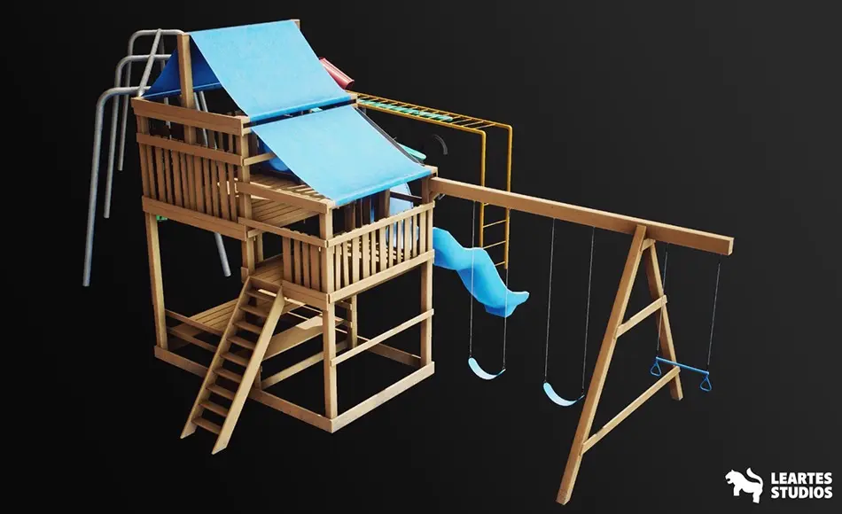 【UE4/5】游乐场设备 Playground Equipment VOL.2