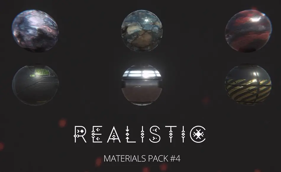 Unity材质 – 写实材质包 Realistic Materials Pack #4