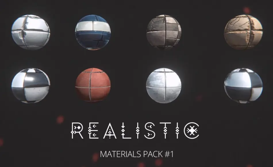 Unity材质 – 写实材质包 Realistic Materials Pack #1
