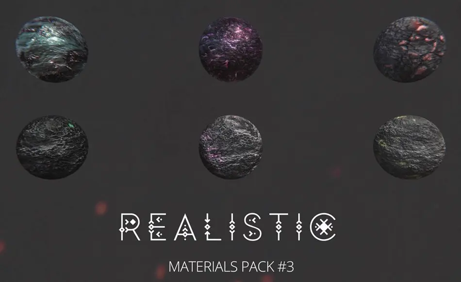 Unity材质 – 写实材质包 Realistic Materials Pack #3