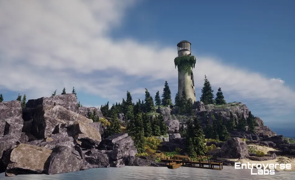 【UE5】废弃灯塔岛屿 Abandoned Lighthouse Island – Modular Environment Pack