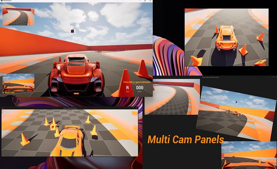 UE5插件 – 多窗口+多视口+多人游戏套装 Multi Window + Multi Viewport + Multi player Pro Bundle