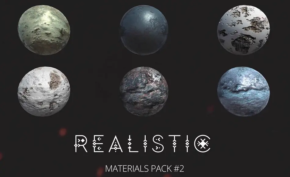 Unity材质 – 写实材质包 Realistic Materials Pack #2