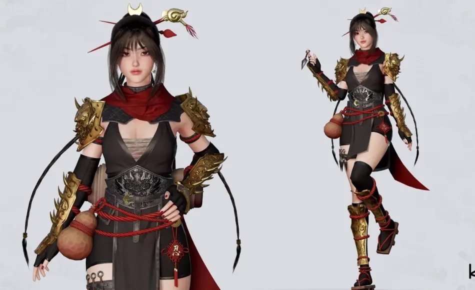 【UE5】忍者少女茜 Shinobi Girl Akane