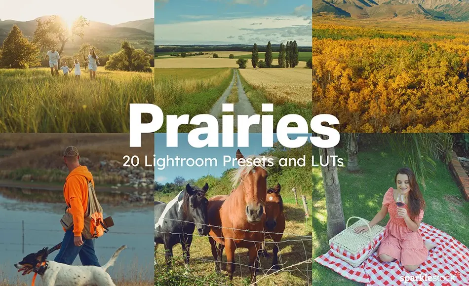 【LUT】20 Prairies Lightroom Presets and LUTs