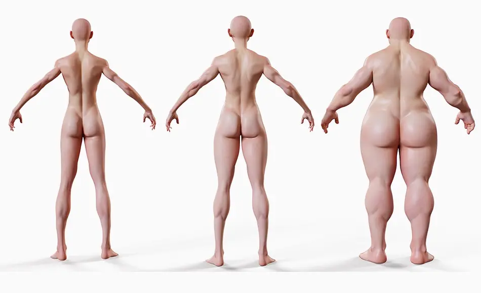 3D Scan Store – 风格化女性可变形基础网格 Morphable Female – Stylised Base Mesh 3D Scan Store – 风格化女性可变形基础网格 Morphable Female – Stylised Base Mesh