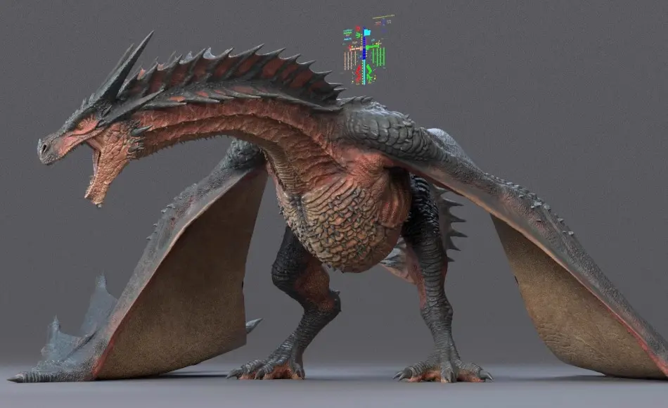 Maya绑定 – 暴君飞龙绑定 The Tyrant Dragon – Maya Rig Maya绑定 – 暴君飞龙绑定 The Tyrant Dragon – Maya Rig