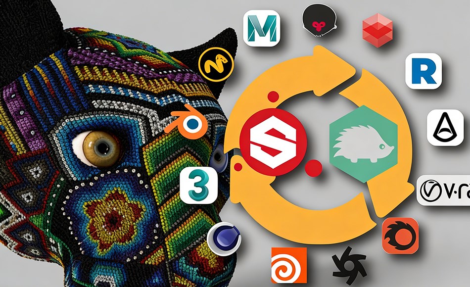 SP插件 – 桥接插件 Substance Painter Live Link（Marmoset、Cinema 4D、3DS Max、Maya、Modo、Blender、Houdini）