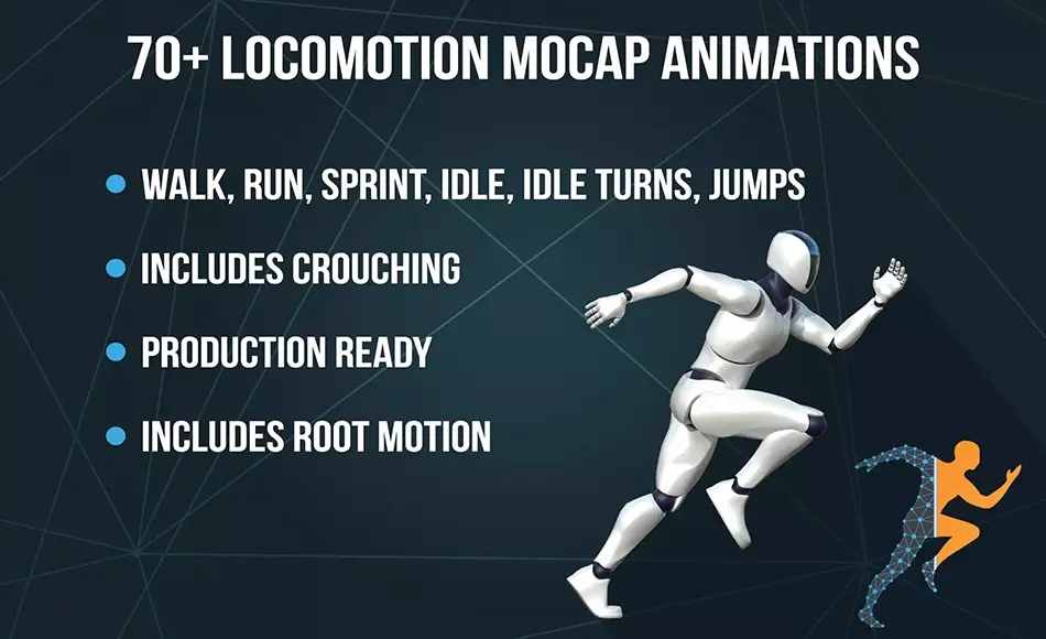 Unity动画 – 运动动画资产包 Omni Animation – Core Locomotion Pack