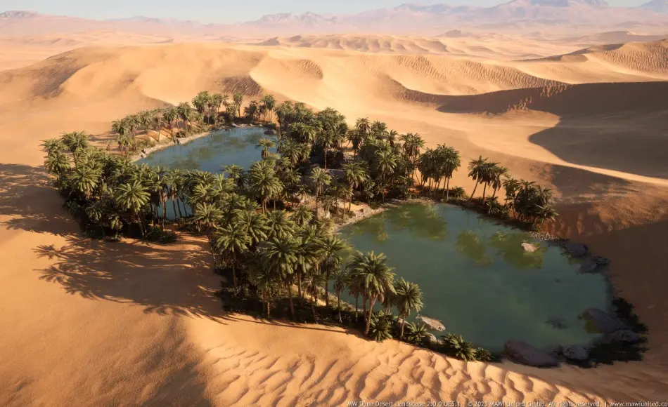 【UE4/5】沙丘沙漠景观 MW Dune Desert Landscape