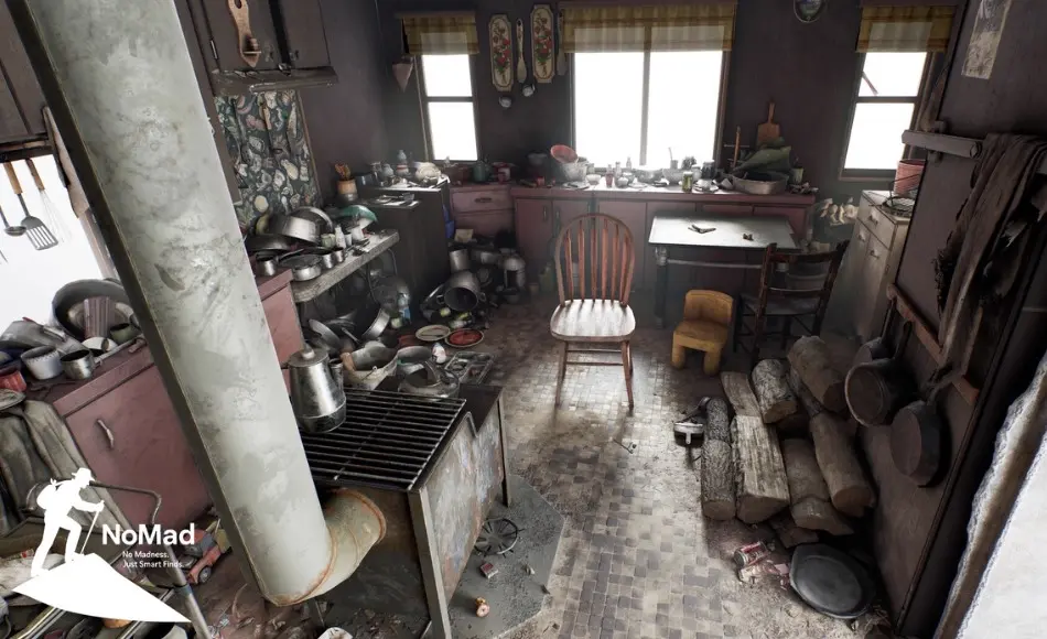 【UE5】写实末日环境 Realistic Post-Apocalyptic Interior Environment