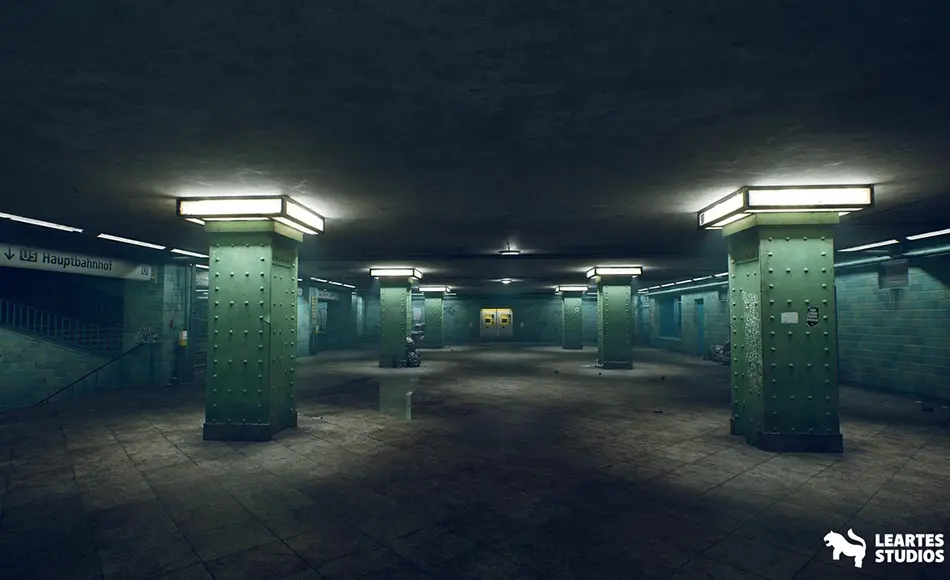 【UE5】柏林废弃地铁站 Abandoned Subway Station in Berlin ( Abandoned Subway Station Berlin Subway )