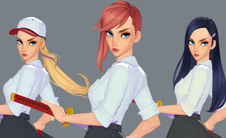 【中文字幕】Zbrush教程 – 创建风格化发型 Creating Stylized Hairstyles Using ZBrush