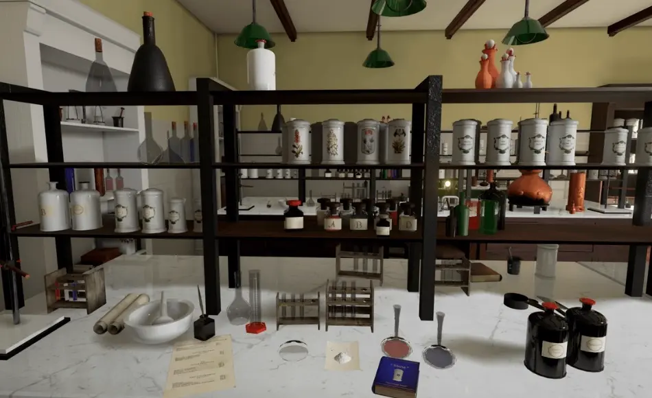 【UE5】药剂师实验室 Old Style Pharmacist Laboratory