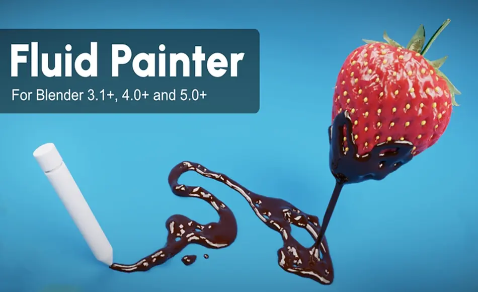 Blender插件 – 流体绘制插件 Fluid Painter