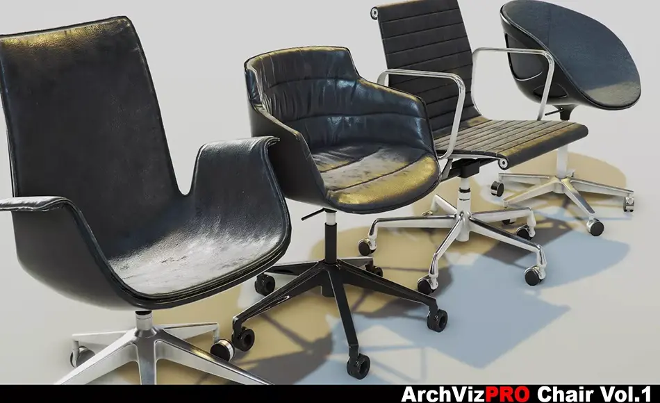Unity资产 – 办公椅子 ArchVizPRO Chair Vol.1