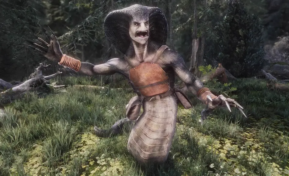 Unity角色 – 蛇形游戏角色包 Serpent Warrior – Snake RPG Character Pack – Fantasy RPG