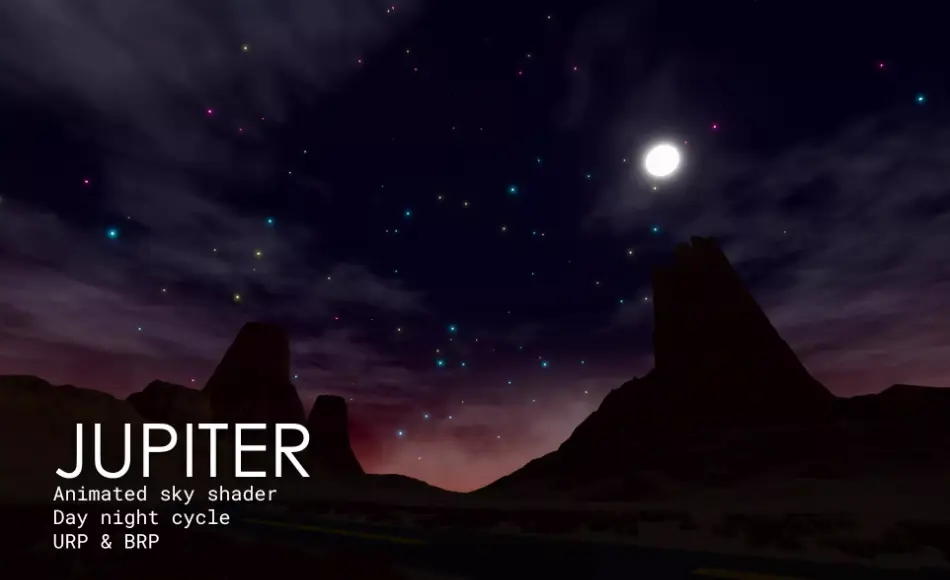 Unity插件 – 程序化天空着色器 Jupiter – Procedural Sky Shader & Day Night Cycle Unity插件 – 程序化天空着色器 Jupiter – Procedural Sky Shader & Day Night Cycle