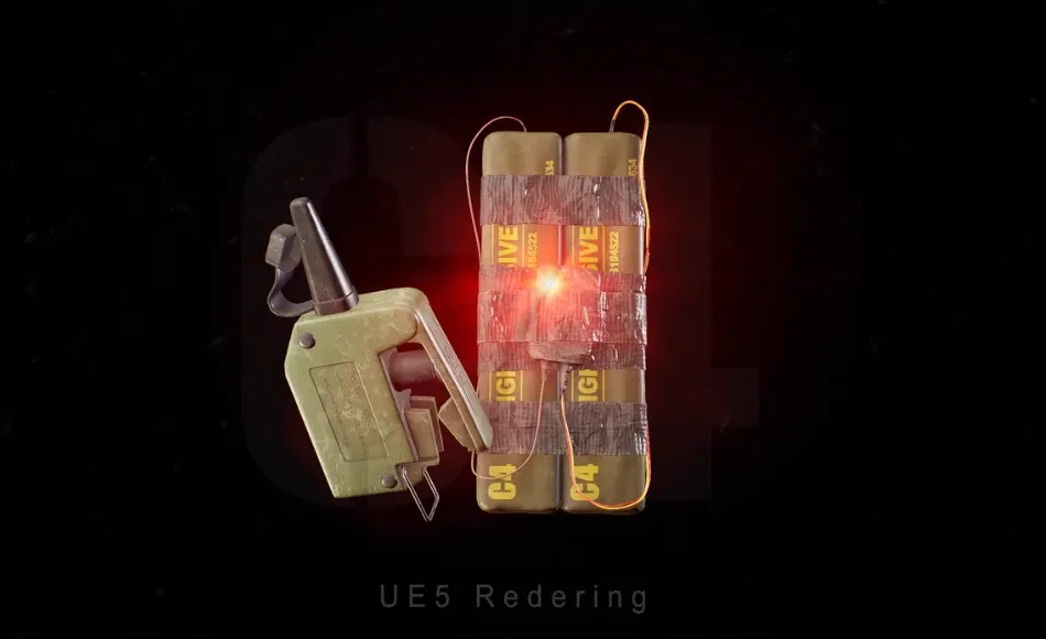 【UE5】C4炸弹与FPS动画 C4 Bomb With FPS Animations