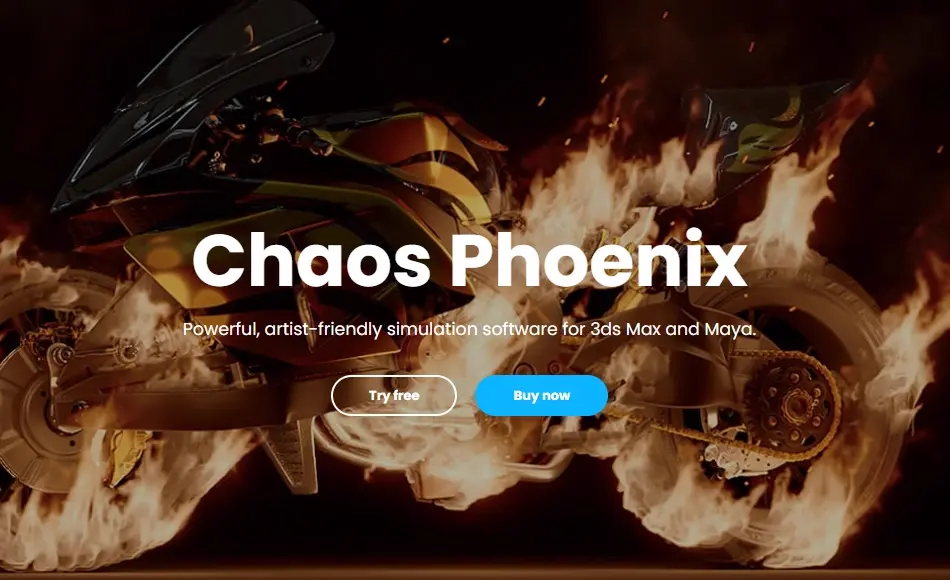 3DMax插件 – 流体动力学火凤凰插件 Chaos Phoenix