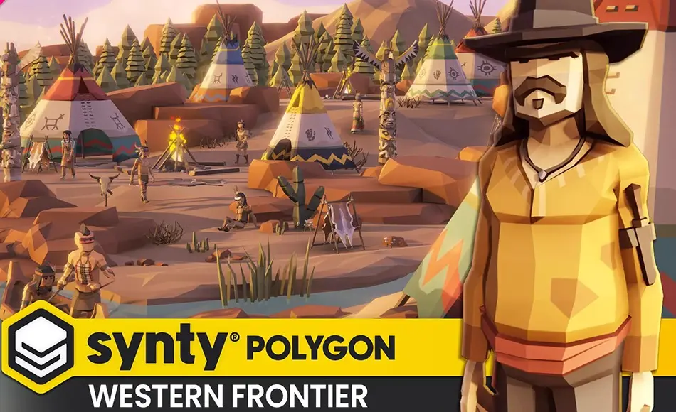 Unity资产 – 风格化西部边疆 POLYGON – Western Frontier Pack