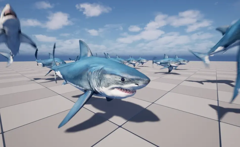 【UE5】大白鲨 Great White Shark 【UE5】大白鲨 Great White Shark