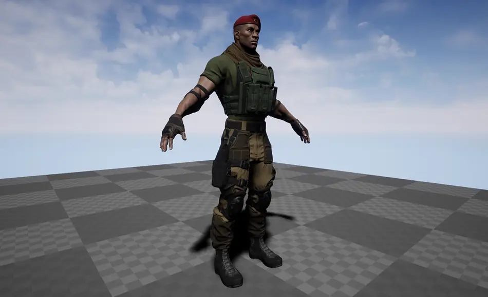 【UE5】海军陆战队角色 Character Marine