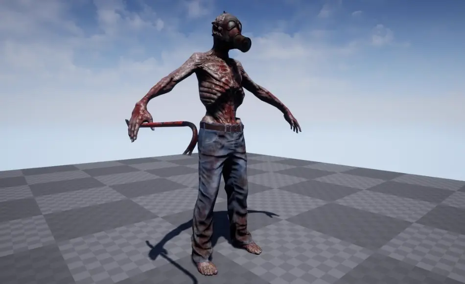 【UE5】恐怖角色 Character Crazy