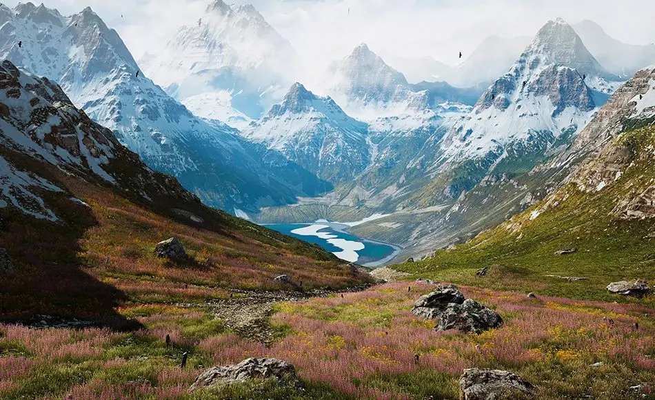 Unity场景 – 高山湖畔环境 Alpine Lake Environment (BUILT-IN version)