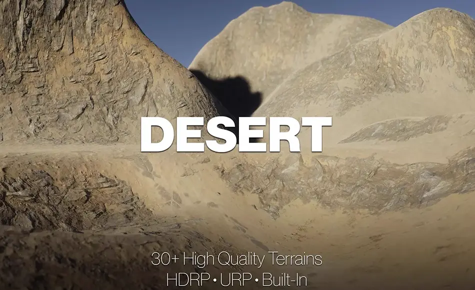Unity资产 – 沙漠地形材质 Desert Terrain Materials – FPS, Fantasy, RPG, Textures – Human Made