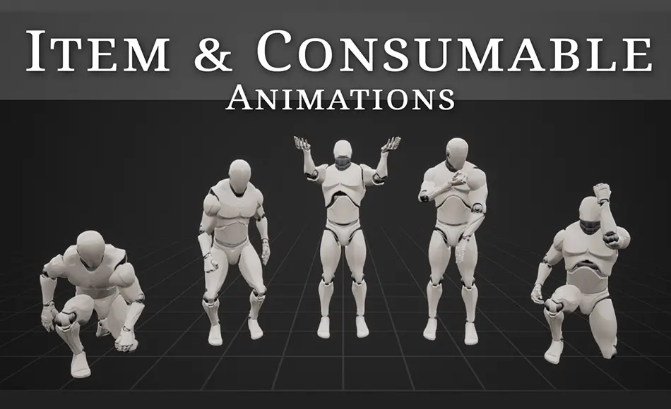【UE5】物品和消耗品动画 Item & Consumable Animations