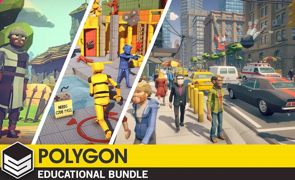 Unity资产 – 风格化场景资产 POLYGON – Sampler Pack