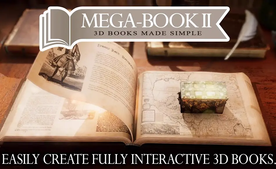 Unity资产 – 程序化书籍生成器 MegaBook 2