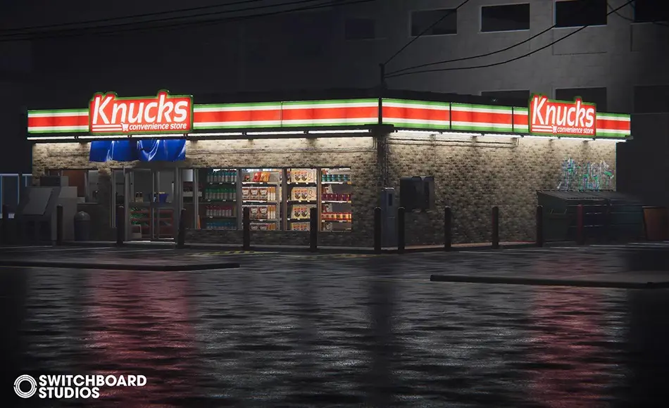 Unity场景 – 模块化便利店 Modular Convenience Store With Products