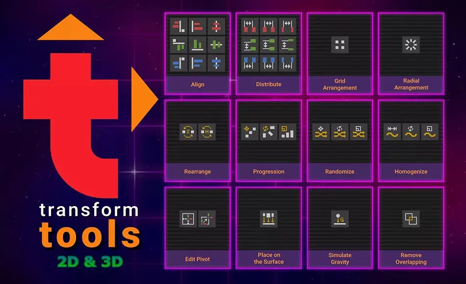 Unity插件 – 变换工具 Transform Tools
