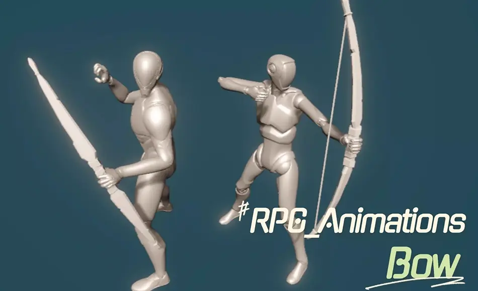 Unity动画 – 弓箭动画 RPG Animations – Bow