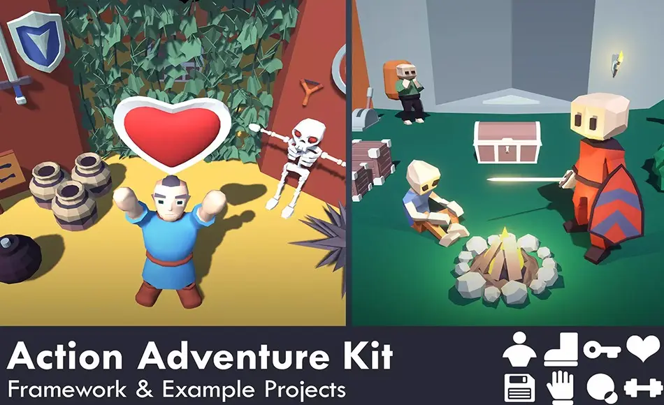 Unity插件 – 动作冒险套装 Action Adventure Kit