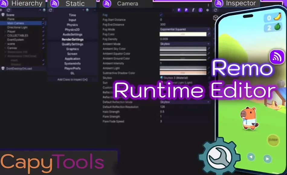 Unity插件 – 远程调试工具 Remo – Remote Runtime Editor