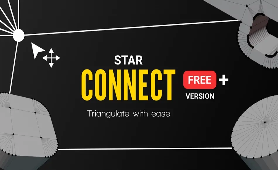 Blender插件 – Star Connect – Smart Mesh Triangulation