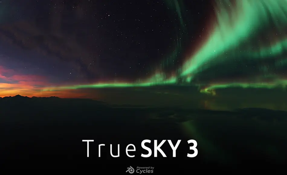 Blender插件 – 真实天空创建插件 True-Sky