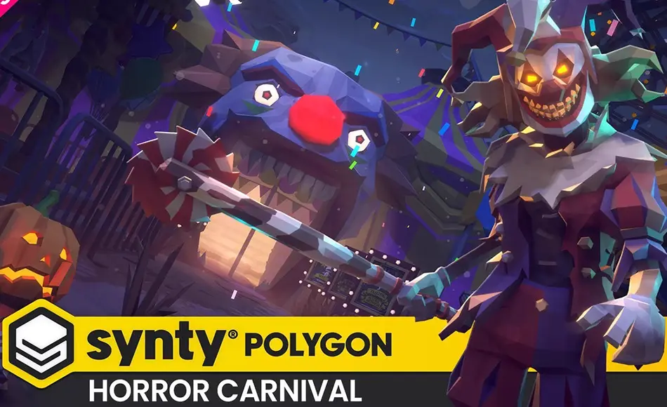 Unity场景 – 风格化恐怖嘉年华 POLYGON – Horror Carnival Pack