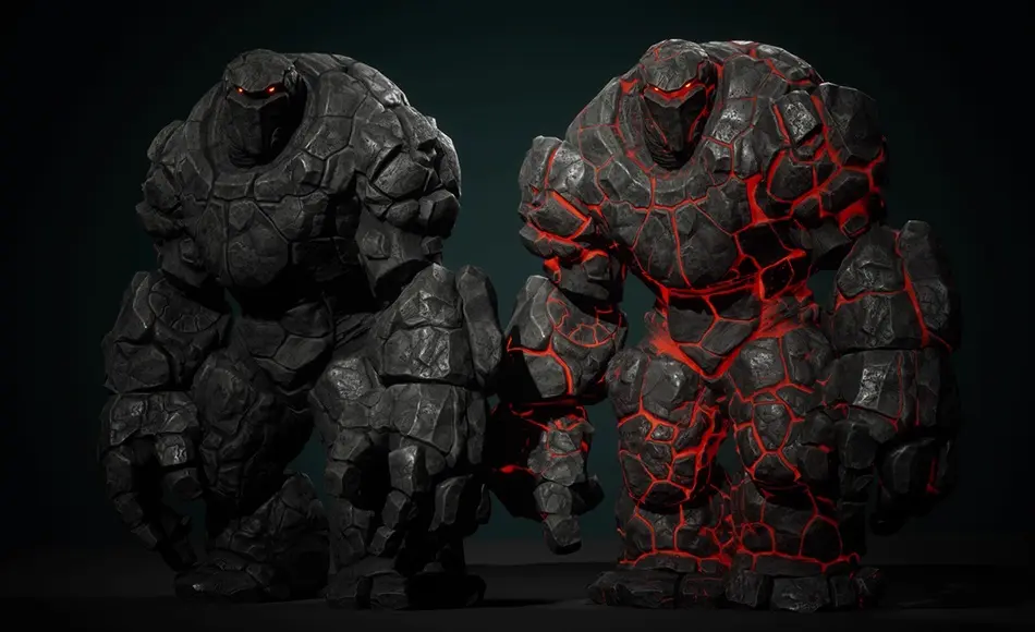 【UE5】石魔像 Stone Golem