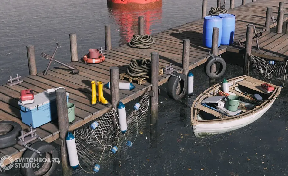 【UE5】钓鱼码头 Fishing Docks & Boat Pack