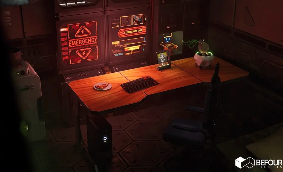 【UE5】工程师房间环境 SciFi Engineer’s Room Environment (Interior, Modular, Light, Sci-Fi, Robot)