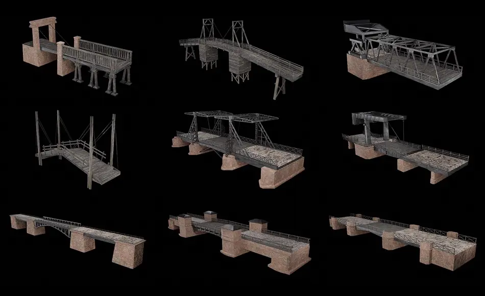 【UE5】现代桥梁 Modern Bridges