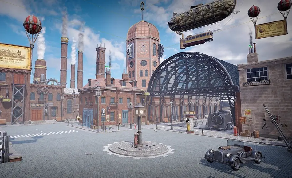 【UE5】蒸汽朋克之城 Steampunk City