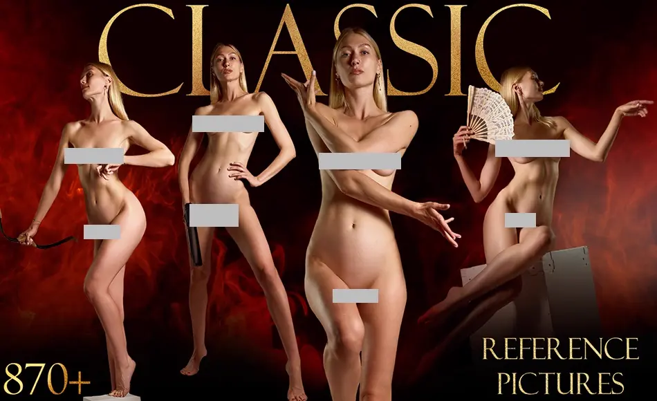 870 张经典女性动态资产参考图片 870+ Classic Beauty Reference Pictures