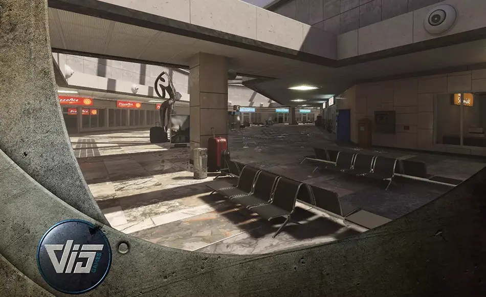 Unity场景 – 机场航站楼场景 Airport Terminal Scene – High Detail