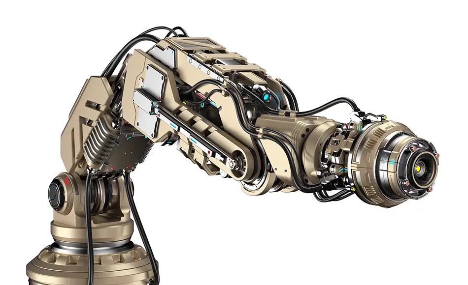 模型资产 – 科幻机械臂绑定模型 Sci – Fi Robotic Arm 2b – Rigged 3d Model