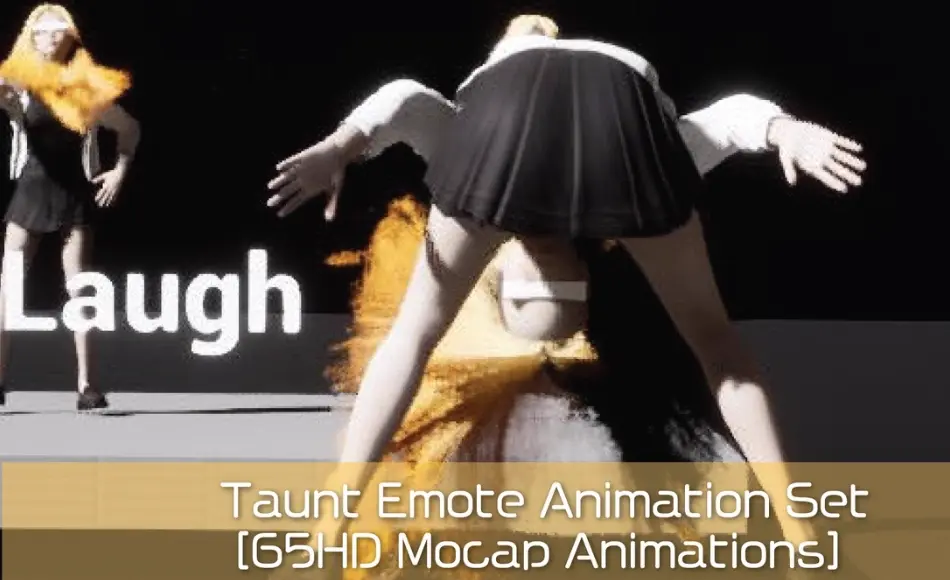 【UE5】嘲讽表情动画集 Taunt Emote Animation Set [65HD Mocap Animations]